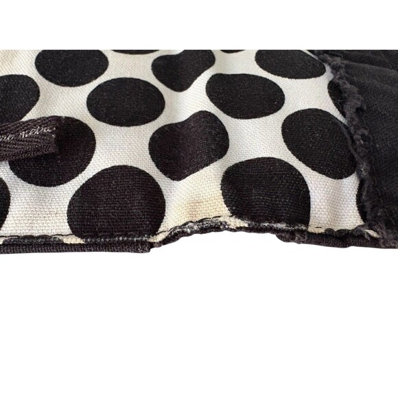 Thirty One Retro Metro Fold Up Wallet Black And White Polka Dot Print Cards Cash - Picture 9 of 10